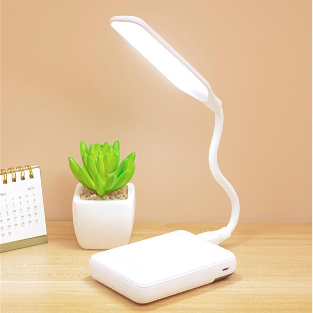 1~10PCS LED Portable Dimmable Table Lamp USB Plug Battery Powered Desk Lamp Bedroom Reading Night Light Eye Protection LED