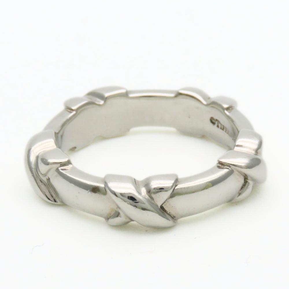 Used TIFFANY&Co. Ring Signature EU#46.5 Silver925 3.8g Silver Accessories
