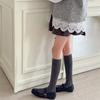 Ladies Autumn and Winter New Simple Solid Color All Kinds of Micro Pressure Thin Ballet Wind Calf Pile Socks