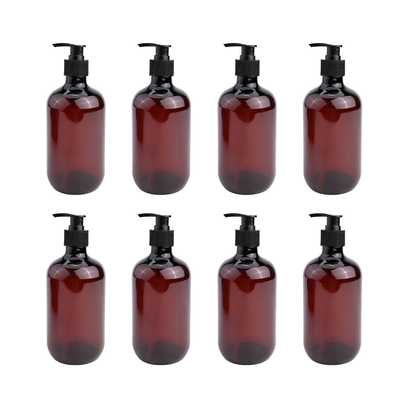 PET Bottle Soap Dispenser Lotion Pump 500ml Refillable Black