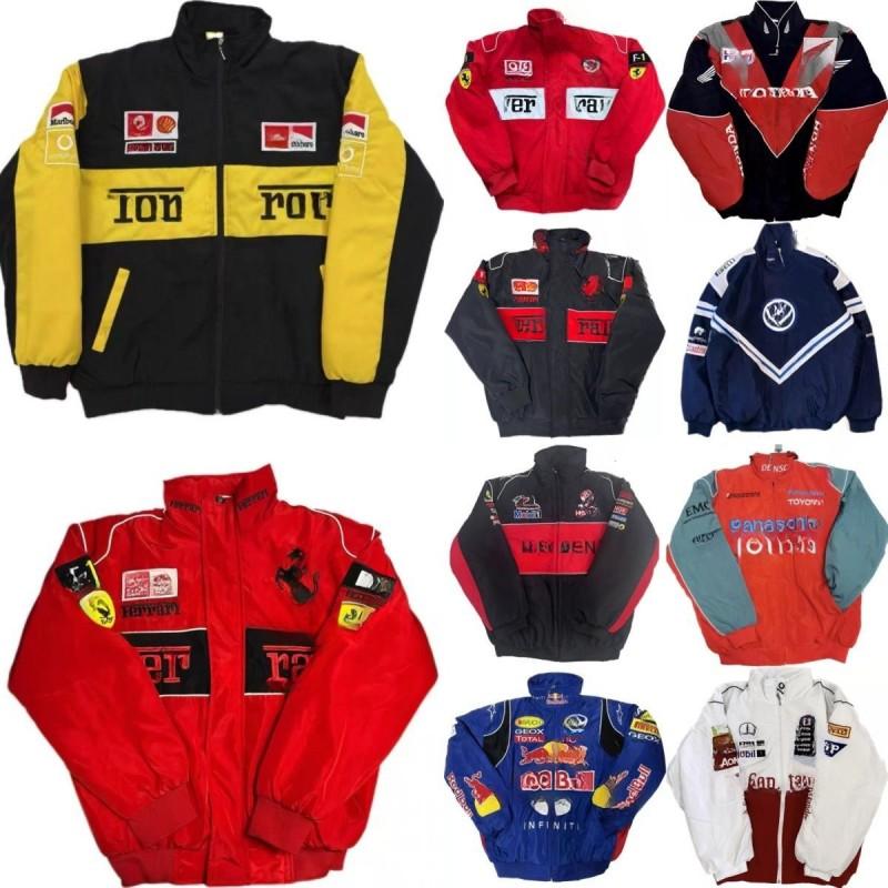 Herren Damen Retro Motorradjacke Baumwolle Gepolstert Winddicht Sportmantel Reiten Wandern Camping Outdoor