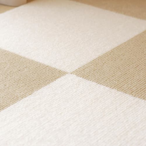 30x30cm Tile Carpet, Joint Mats, 30 Pieces, Suction Mats, Non-Slip, Anti-Stain, Washable, Pet-Friendly, Keeps Carpet in Place, Soundproof, Suitable fo