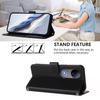 For vivo V50e 5G/vivo V50 5G Leather Case Wallet Stand Phone Cover with Wrist Strap