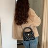 Small Fragrance Style Diamond Handbag for Women New Summer High-end Handbag Crossbody Women's Bag