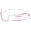Daybed Dark Grey 80x200 Cm Fabric