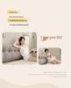 Chenille Headboard Cushion, Double Lumbar Support Pillow, Removable & Washable Backrest