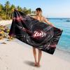 The Cure Customized Name Text Beach Towel, Soft Absorbent Towel Beach Pool Travel Personal Gift