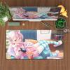 Anime Non-slip Rubber Mouse Pads Large Gamer Desktop Cabinet Carpets Hololive Nakiri Ayame Mauspad Office XXL Gaming Accessories