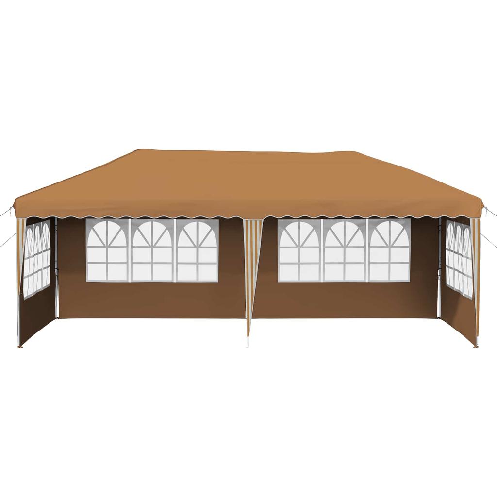 Pop Up Party Tent 575 X 289 X 245 Cm Beige