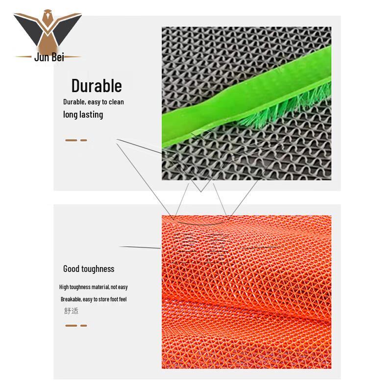 Junbei PVC S-Shape Non-Slip Grid Mat