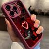 Feurige Liebe Rotes Herz Collage Hülle für Apple iPhone 11-16