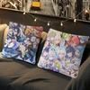 H-HONKAI IMPACTs Office Cushion Pillowcase Car Cushion Cover45X45CM Lumbar Pillowcase Sofa Pillowcover