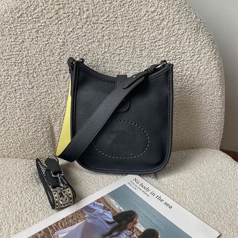 

Сумка-тоут Evelyn из натуральной кожи через плечо - Женская сумка из коровьей кожи с широким плечевым ремнем