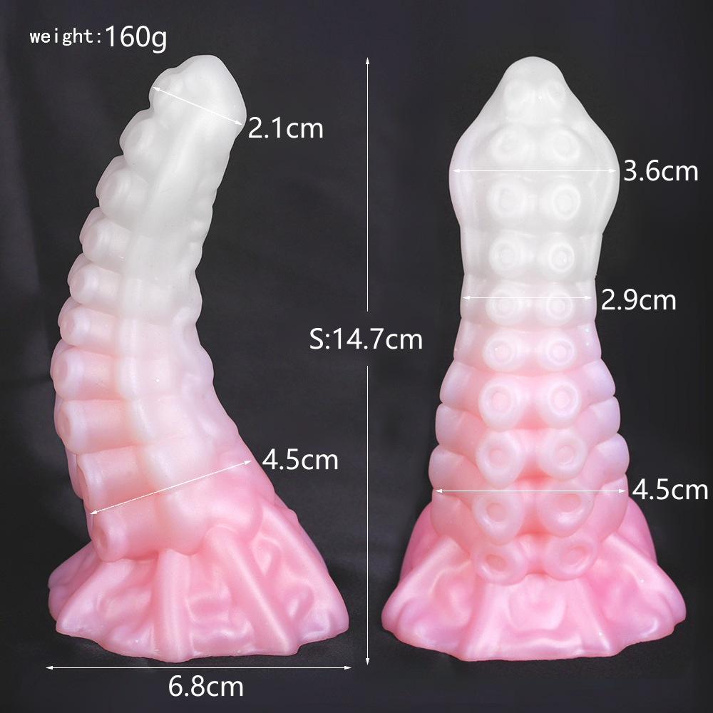 Handmade Liquid Silicone Dildo Anal Plug Unisex Adult Sex Toys