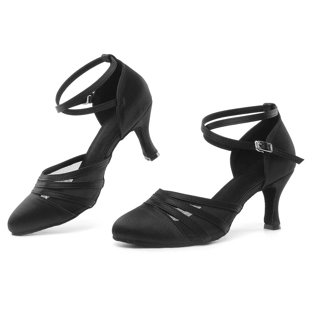 Women's Ballroom Latin Dance Shoes Salsa Tango Waltz Ballroom Dance Shoes for Women Dance Shoes 7.5cm Heel
