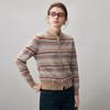 Komonboka Women's 2025 Fall/Winter Fair Isle Cashmere Cardigan