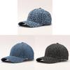 Love Heart Leopard Print Baseball Cap With Wide Brim For Casual Outdoor Wear