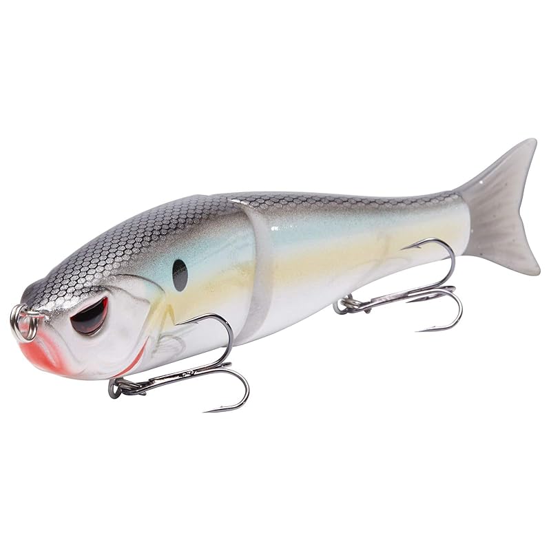 

Bassdash swim shad joint type glide bait For bass, pike, trout, muskie fishing lures