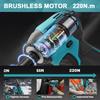 1/4 inch Brushless Electric Impact Screwdriver 4-Speed Cordless Compact Screwdriver Handheld Power Tool For Makita 18V Battery