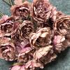 1Pc Simulation Single Three-Head Dry Peony Flower for Wedding Home Decoration Holiday Decoration Valentine's Day Gift