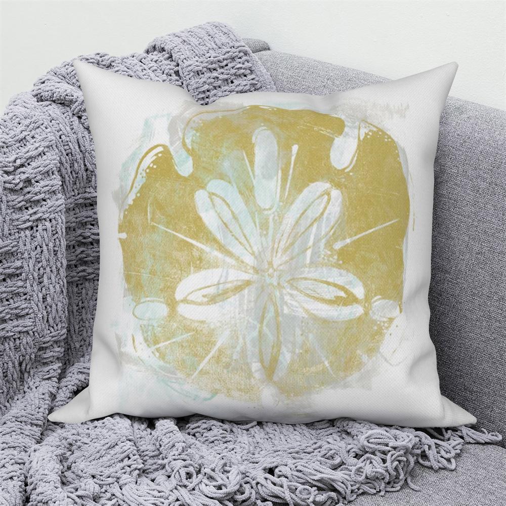 Juste de coussin de canapé bleu, taie d'oreiller, décoration de chambre à coucher, océan, mer, animal