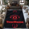 Manchester Customizable Name Carpet Design for Playrooms Kitchen Bedrooms Outdoor Antislip Carpet Anime Office Decor Perfect Gift for Friends & Family