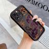 Purple Snake Pattern Soft TPU Phone Case for iPhone 17 Air 16 15 14 Pro Max Plus 13 12 Mini 8 7 X Xs Back Cover