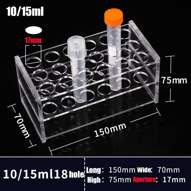 0,2 ml/0,5 ml/1,5 ml/2 ml/10 ml/15 ml/50 ml Reagenzglashalter Reagenzglasständer 40/40/24/24/18/10 Löcher Labor Schulbedarf