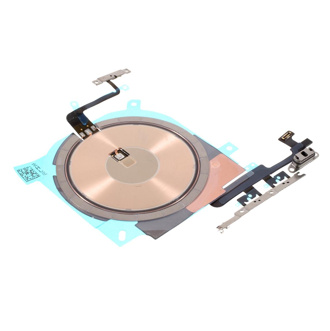 

For iPhone 12 Pro Max 6.7 inch Wireless Charging+Power On/Off and Volume Buttons Flex Cable Repair Part (without Logo) A