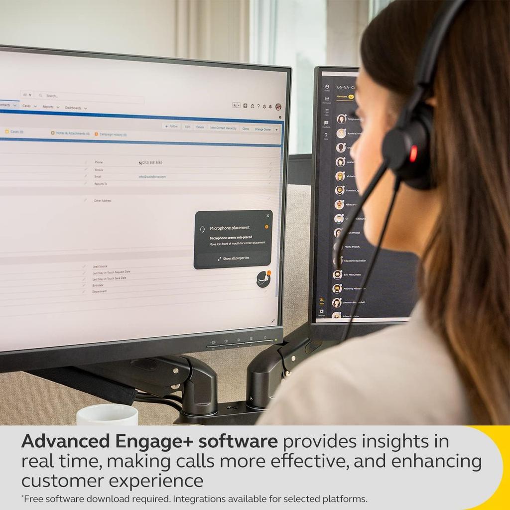 JABRA Engage 40 - (Inline Link) USB-A UC Stereo 4099-419-279