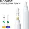 Replacement Pencil Tips for Apple Pencil 1st 2nd Gen, Spare Nibs for iPad Pro iPad Pencil 1/2 Stylus Fine Point Nibs