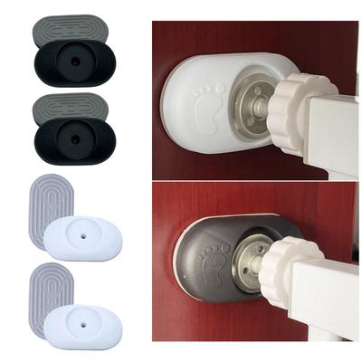 4pcs Wall Protector Stair Gate Extension Wall Pad for Pressure Mounted Baby Gates Prevents Damage To Walls And Trim
