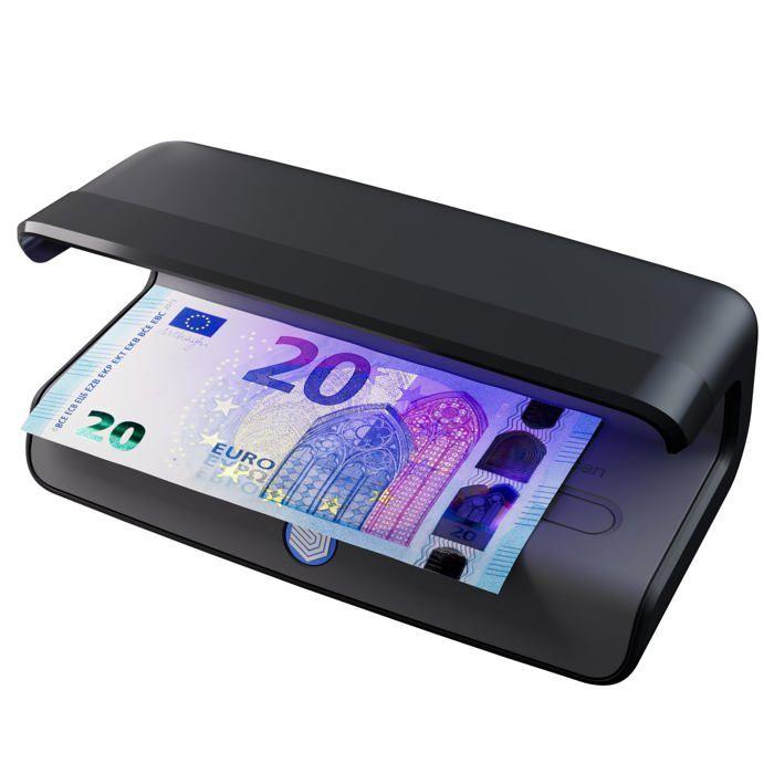 Détecteur de Faux Billets - Safescan - 55 LED - UV Ultra-Lumineux - Noir - Compact