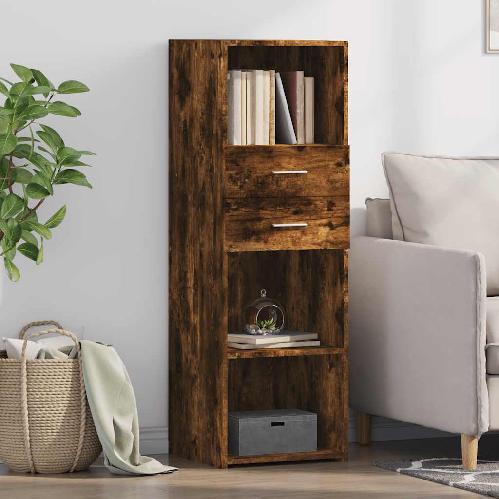 Highboard Smoked Oak 40 x 42.5 x 124 cm Wood Based Panel