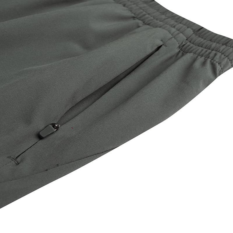 Anta Logo Print Sports Trendy Versatile Urban Commuting Straight Classic Zipper Woven Breathable Comfortable Casual Pants Men pants 952627522-4