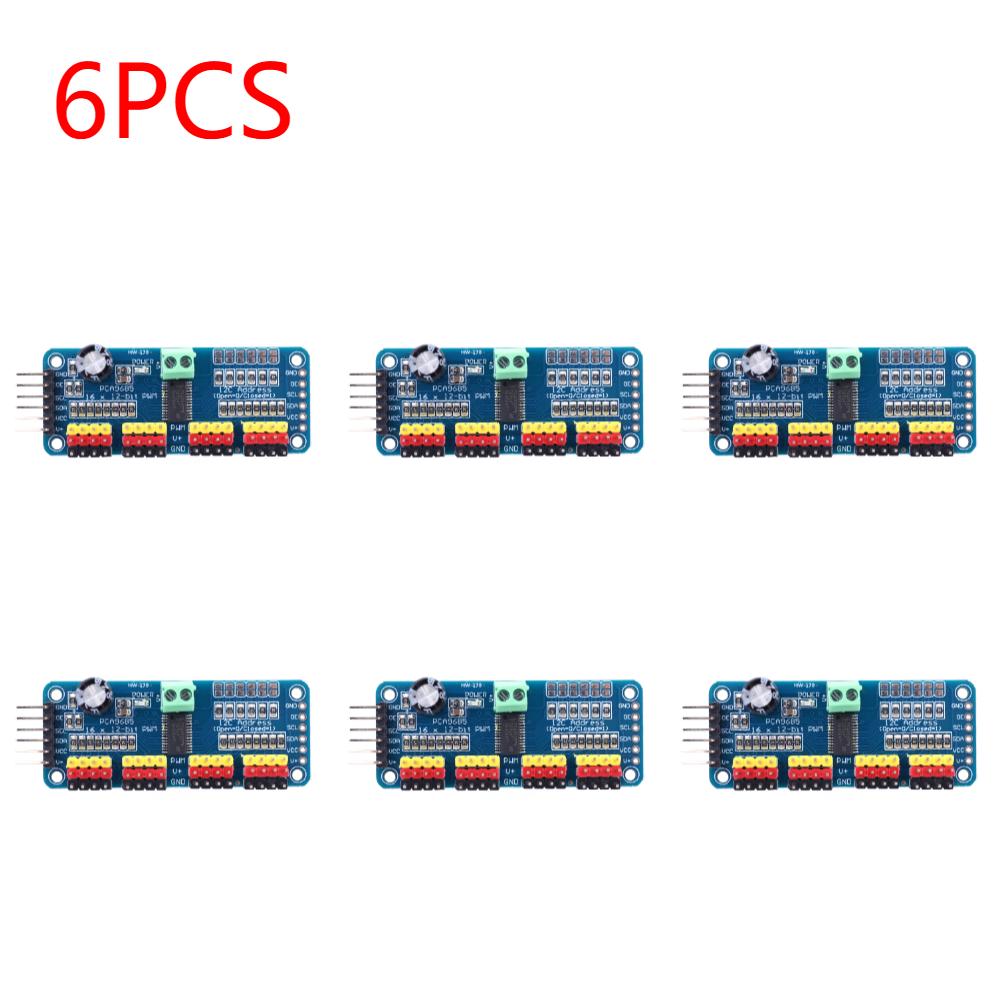 PCA9685 16 Channel 12 Bit PWM Servo Driver Board I2C Interface PCA9685 Shield Module Servo Shield for Arduino Robot/Raspberry Pi