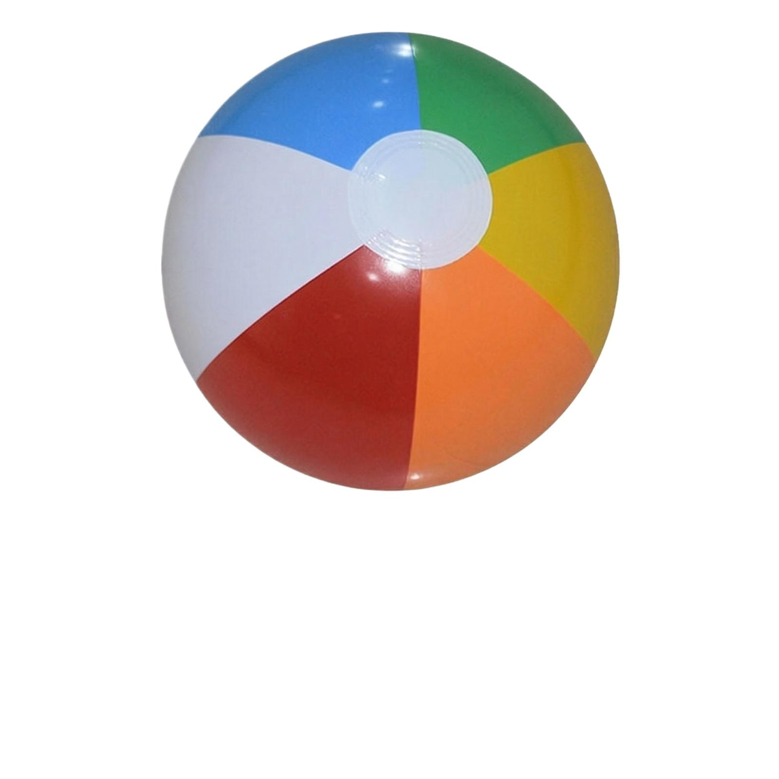 

Beach Ball, Colorful PVC Inflatable Six-piece Ball, Beach Water Play Ball, Pool Party Toy Ball. One Size