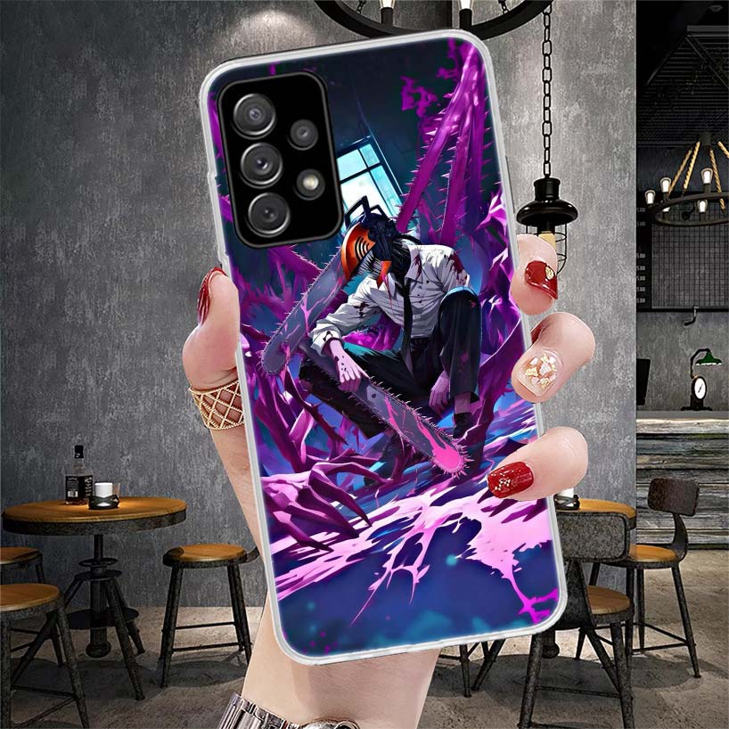 C-Chainsaw Mans Denji Soft Phone Case For Samsung Galaxy S22 S23 S24 S25 Edge S26 Ultra S20 FE S21 Plus + Fundas Coque Galaxy S2