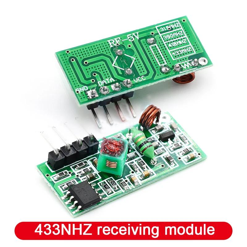 1/2/5pcs 315Mhz 433Mhz RF Transmitter and Receiver Module for Arduino/ARM/MCU WL Diy 315MHZ/433MHZ Wireless