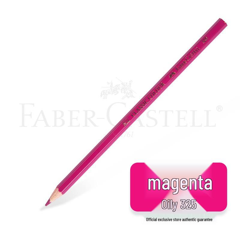 Faber-Castell Art Oil-Based Colored Pencils Set - Red, White, Black, and 60 Single and Complementary Colors.