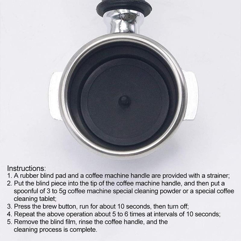 Silikon-Blindsieb-Pad Perfekte Passform 51/58mm Siebträger Für Espresso-Setup