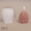 Christmas Pine Tree Scented Candle Silicone Mold, Easy Demolding for Decorative Plaster and Epoxy Resin Ornaments