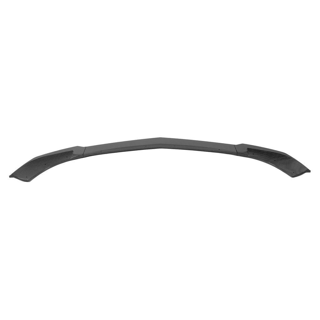 3PCS Front Bumper Lip Spoiler Scratch Resistant Bumper Lip Chin Splitter Kit Replacement for C‑Class W204 04 2011‑2014
