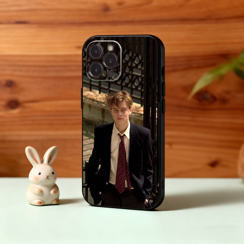 

L-Leonardo D-DiCaprio 90s Retro Style Phone Case For iPhone17,16,15,14,13,12,Plus,Pro Max, 5G Others Soft Black Cover iPhoneXSMAX