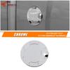 Chrome Gas Cap Door Fuel Tank Trim For Chevy Silverado GMC Sierra 07-13 Exterior