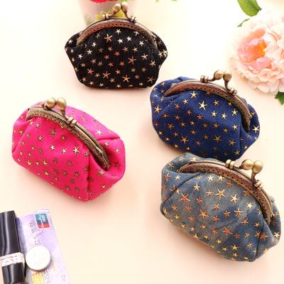 Ковбойський тканинний гаманець для монет, пентаграма, креативний невеликий гаманець, клатч, сумка для ключів