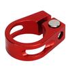 2Pcs Bicycle Seat Post Clamp Lightweight Stylish Rustproof Bicycle Quick Release Seatpost Collar for Bike Red