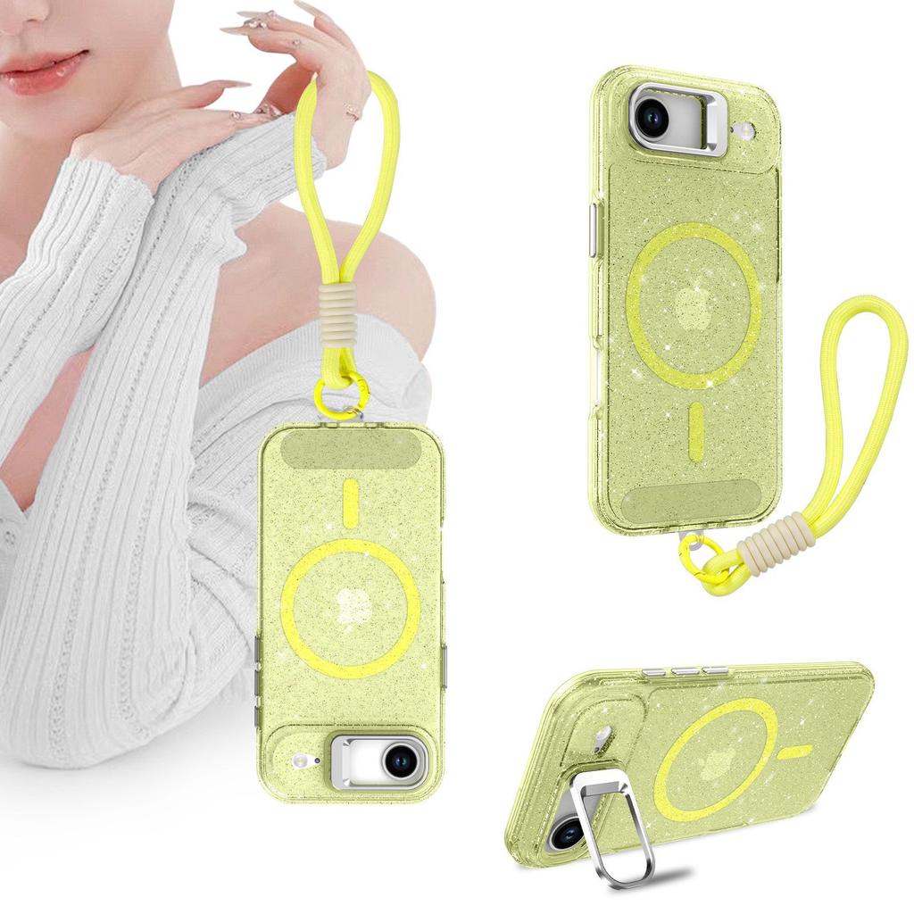 New for IPhone 17 Promax Phone Case Magnetic Starry Glitter 16E Anti Drop for Apple 15 Protective Case