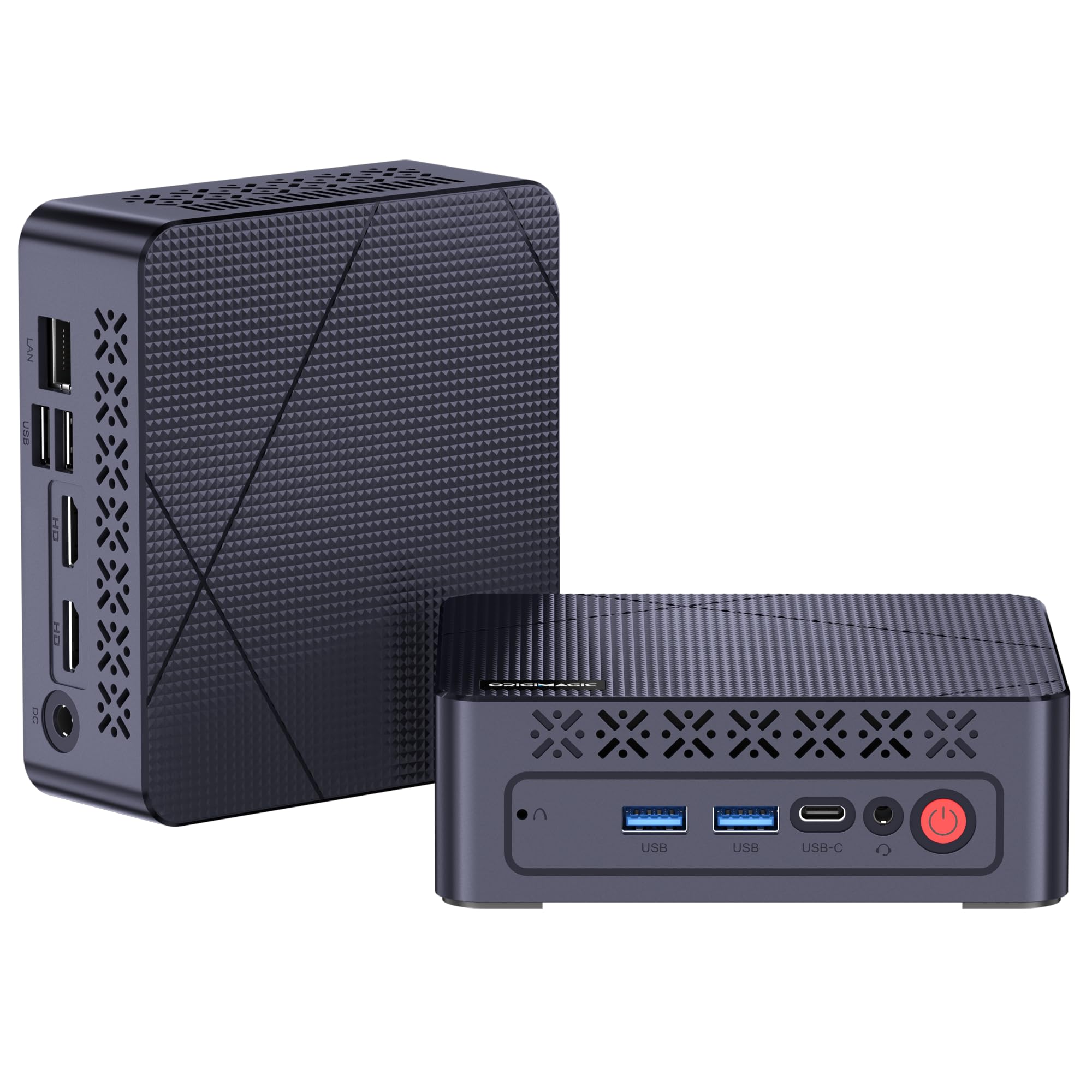 

Origimagic Mini PC Intel 12th Gen N97 Mini Computer up to 11 Pro PC with 16GB 512GB 4K Triple and for Home and Office Use C1, (Beat N100/N95, 3.6GHz),