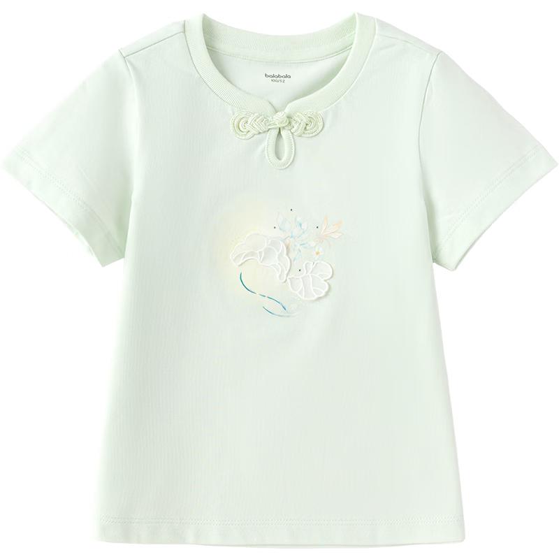 Balabala balaOne Girls  Antibacterial Short-Sleeve T-Shirt 120